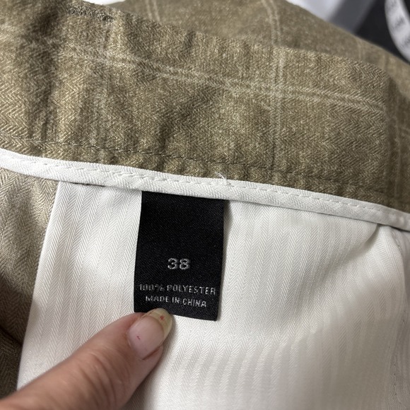 Pro Tour Men's Cool Play Golf Shorts Brown Plaid Size 38 10"inseam - Picture 5 of 9